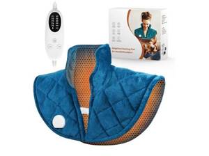 lot 355 image: Weighted Heating Pad for Neck and Shoulders and Back, 2.5lb Electric Heat Pad for Pain Relief, Shoulder Heating Pad with 5 Heat Settings, 4 Timer Settings, Valentines Day Gifts, UL, CE Certification