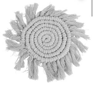 lot 359 image: Handmade Woolen Coaster for Home and Office (Gray)