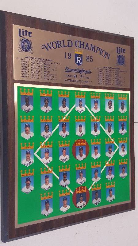 Official Kansas City Royals Plaques, Royals Collectible, Commemorative  Plaques