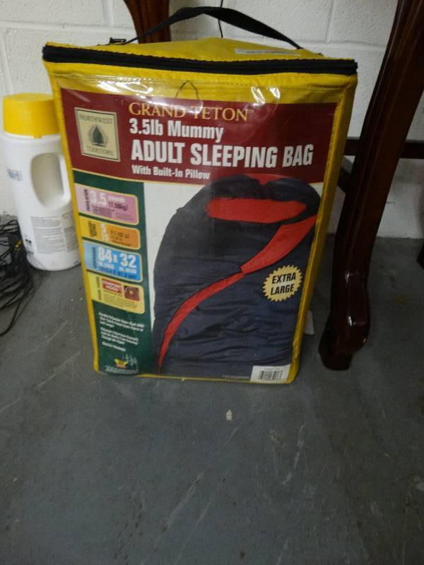 lot 3425 image: Mummy adult sleeping bag in case