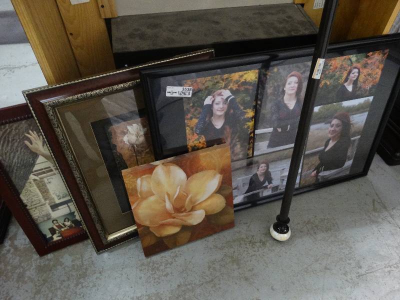lot 3538 image: Lot of Framed Photos & Prints,