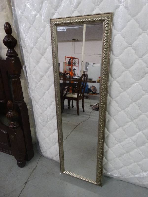 lot 3542 image: Framed WallDressing Mirror.