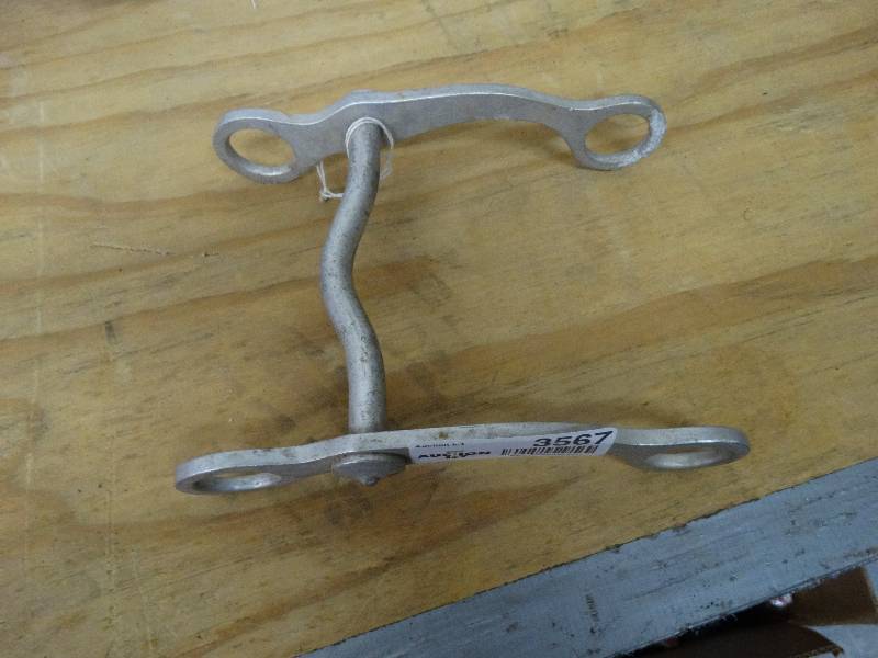 lot 3567 image: Aluminum Horse Bit Stamped Crockett.