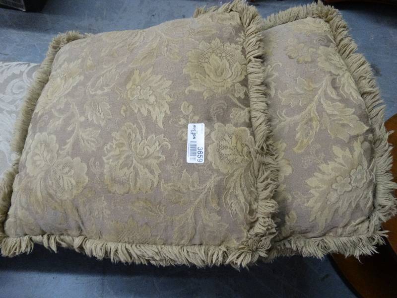 lot 3659 image: 2 Decorative Pillows.