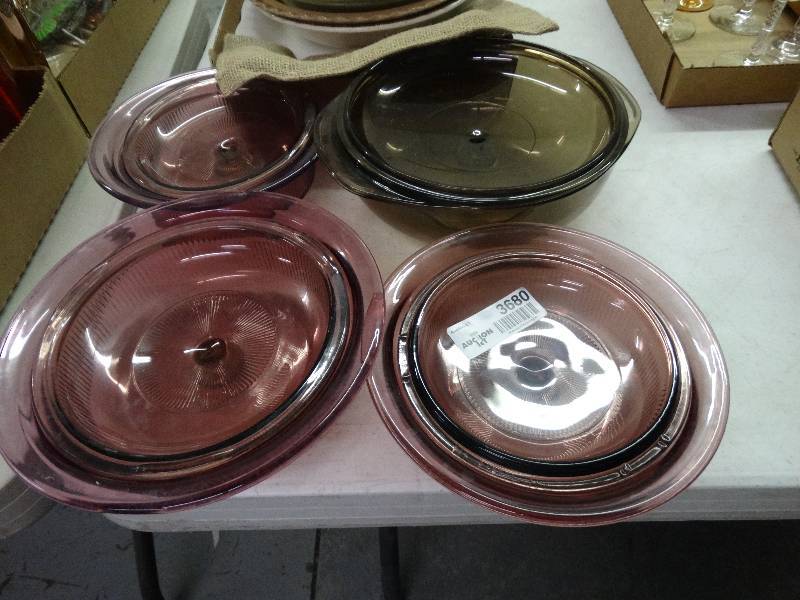 lot 3680 image: Lot of Visions Cookware.