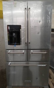 lot 3993 image: KitchenAid KRMF706ESS05 Multi-Door Refrigerator with Ice Maker