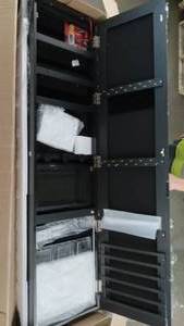 lot 4085 image: Mirror Jewelry Cabinet JV10430 Wall Mount Storage Organizer