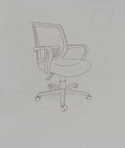 lot 4088 image: Office Chair Model HW66653