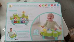 lot 4102 image: Goodway Electronic Xylophone with Game Drum Musical Toy 18m