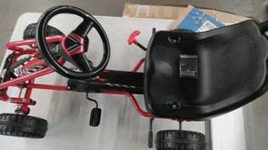 lot 4125 image: Pedal Go-Kart TY327797 Red and Black Racing Style