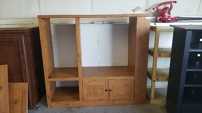 lot 4 image: Entertainment Center or Repurpose To Fit Your Needs