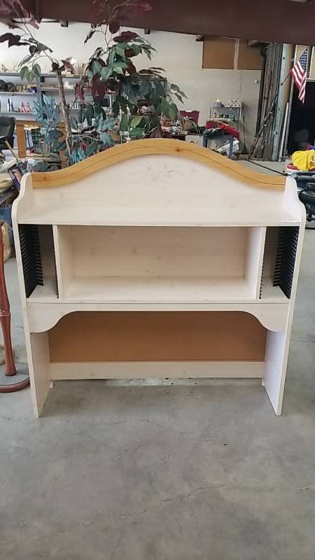 lot 18 image: Pretty Girls Twin Headboard With Shelves
