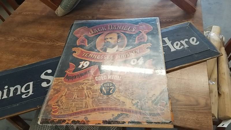 lot 40 image: Jack Daniels Poster-Print