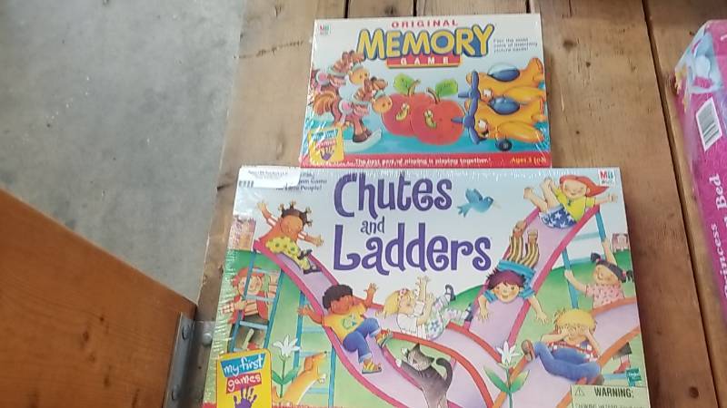 lot 47 image: Lot of 2 New and Sealed Toddler Board Games