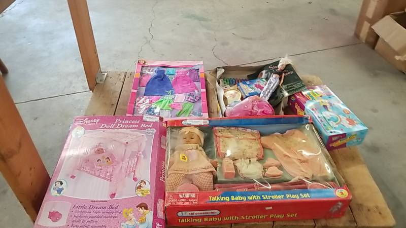 lot 48 image: Little Girls Toy Lot-  Some New- Barbie and More