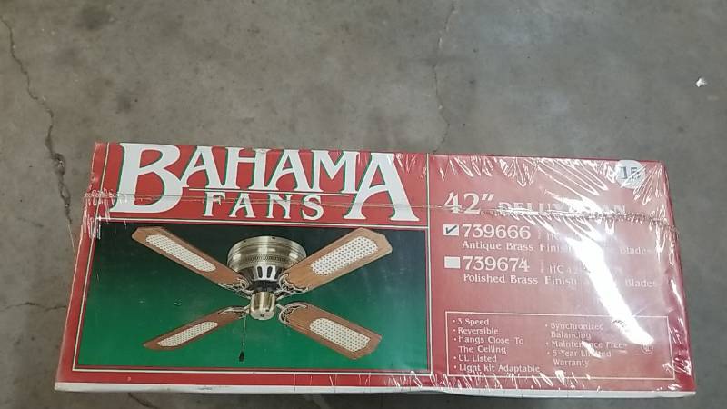 lot 64 image: Sealed 42 inch Deluxe Ceiling Fan