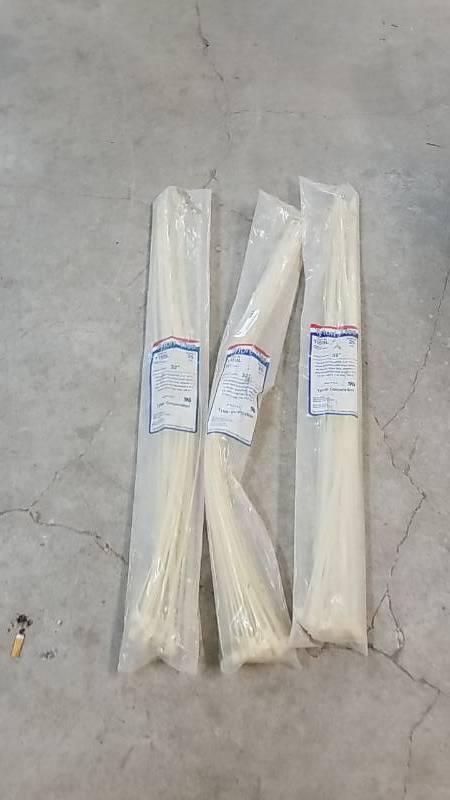 lot 79 image: Tyton TIes   32inch  Heavy Duty Zip Ties- Industrial Strength