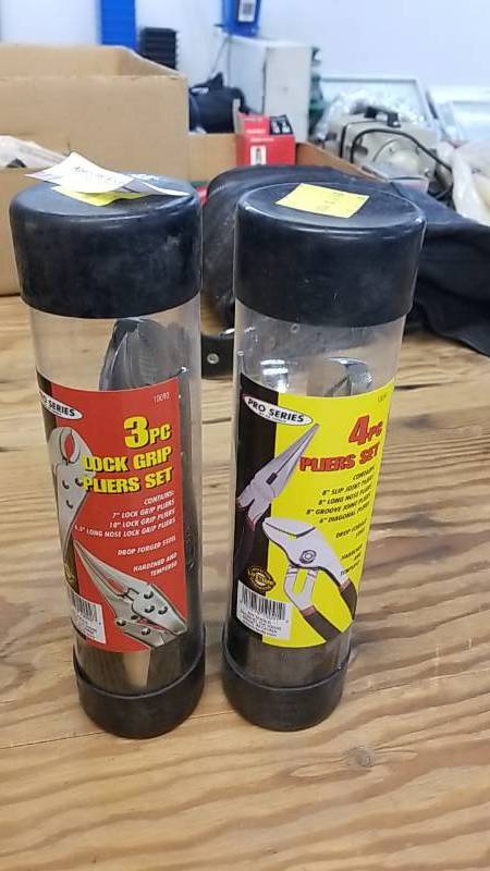 lot 91 image: Lot of 7 New Pliers and Channel Locks  Different Types