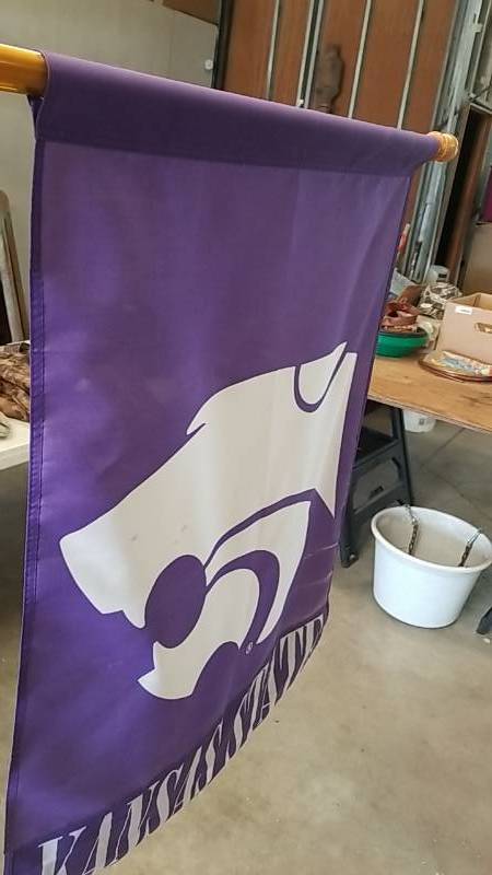 lot 104 image: Kansas State Wildcat  KSU Flag