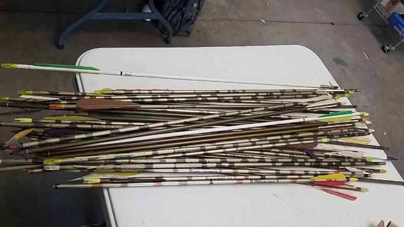 lot 116 image: Large Lot of Aluminum Easton Arrows- Used