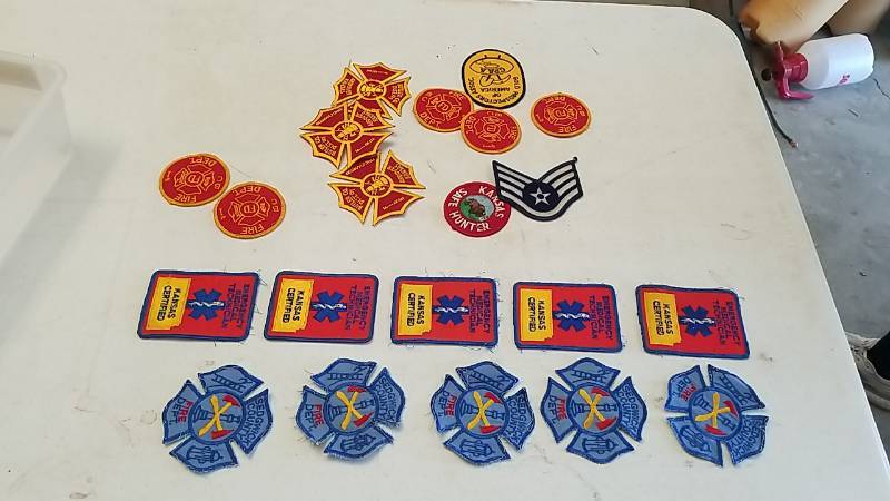 lot 130 image: Patch Lot- EMT- Fire Department and Others