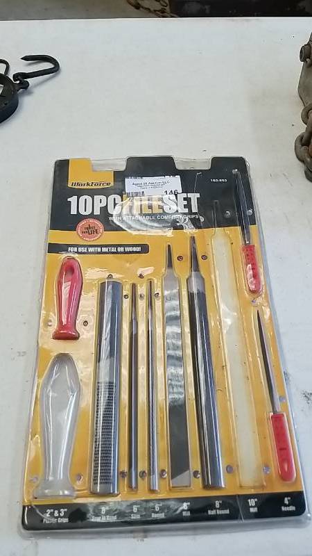 lot 146 image: 9 Piece File Set