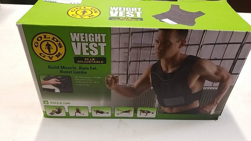 Golds Gym 20-Pound Adjustable Weighted Vest 