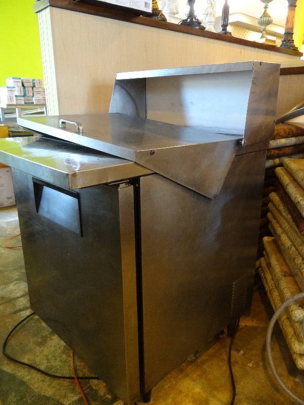 lot 6177 image: True Stainless Steel FridgePrep Table