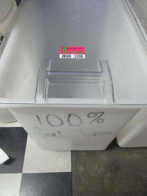lot 5308 image: Cambro 42.5 Gallon Mobile Ingredient Bin