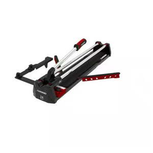 lot 1584 image: Husky 24 in. Tile Cutter with Tungsten Carbide Blade and Adjustable Gauge - Retail $99