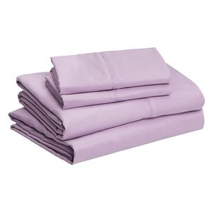 lot 1602 image: Amazon Basics Lightweight Super Soft Easy Care Microfiber Bedding
