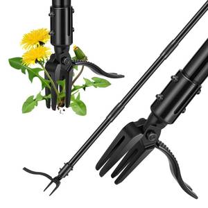 lot 1627 image: VIVOSUN 64 Stand Up Weed Puller Tool, Adjustable Weeding Tool with Long Handle, 4-Claw Weeder, Weed Remover Tool, Weed Picker Tool, Garden Hand Tool, Remove Weed, Dandelion, Thistles Easily