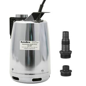 lot 1631 image: Submersible Sump Pump, CleanDirty Water Pump, Portable Utility Pump, 25-Foot Cord, Ideal for Swimming Pool, Garden Pond, Basement, and Flood Relief Drainage