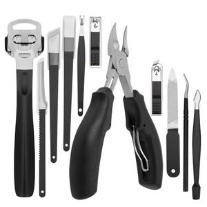 lot 2463 image: Ingrown Toenail Clippers, Upgraded 11Pcsset Nail Treatment Foot Tool Kit, Pedicure Knife Nail Lifter Cutter Cuticle Manicure Kit Foot Care Toe Nail File for Podiatrist Ingrown Seniors Adult