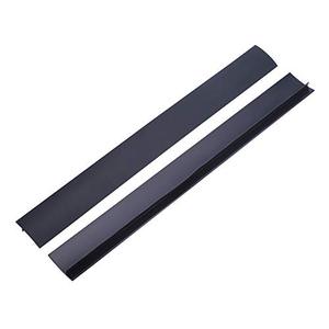 lot 2484 image: A 2 Pack Flexible Kitchen Stove Gap Covers, Silicone Gap Fillers Between Counter and Stovetop, Oven, Washer, Dryer, Easy to Wipe, Food grade (Black, 21 Inches)