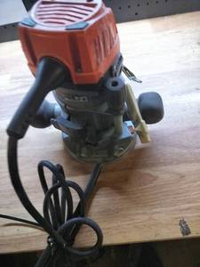lot 2492 image: RIDGID 11 Amp 2 HP 12 in. Corded Fixed Base Router