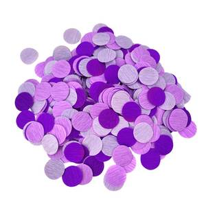 lot 4222 image: Mybbshower 1.2 Inch Lavender Purple Lilac Table Scatter for Girls Women Birthday Anniversary Graduation Wedding Bridal Shower Party Crepe Paper Confetti Dots Party Decorations 800 Pcs