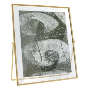 lot 6378 image: MIMOSA MOMENTS Brass Metal Floating 8x10 Picture Frame