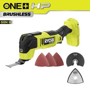 lot 6387 image: ONE HP 18V Brushless Cordless Oscillating Multi-Tool (Tool Only) - Retail $129