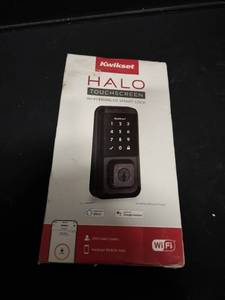 lot 6400 image: Kwikset Halo Touchscreen WiFi Smart Lock Venetian Bronze