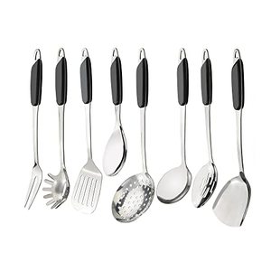 lot 6440 image: HOMMP 8-piece Stainless Steel Kitchen Cooking Utensils Tool