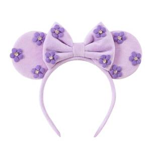 lot 10292 image: KARETT Mouse Ears Bow Headbands, Sparkle Mouse Ears Headband Glitter Hair Band for Party Princess Decoration Cosplay Costume