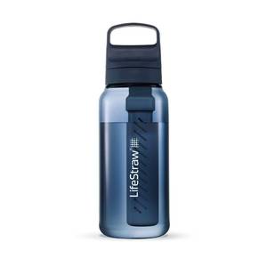 lot 10297 image: LifeStraw Go Series �� BPA-Free Water Filter Bottle for Travel and Everyday Use Removes Bacteria, Parasites and Microplastics, Improves Taste, 1L Aegean Sea