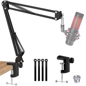 lot 10301 image: QuadCast Boom Arm, Mic Arm Microphone Arm for HyperX QuadCast SoloCast Blue Yeti Fifine AM8 and Most Mic, Mic Stand Desk with 38 to 58 Adapter by SUNMON