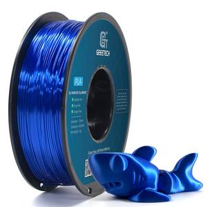 lot 11818 image: Geeetech Metal Shine Filament 1.75mm for 3D Printer,Silk PLA 1kg (2.2lbs) Spool- Color may differ from actual product