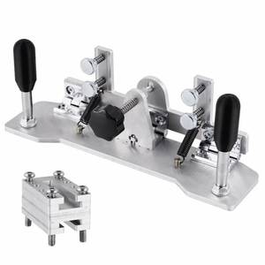lot 12291 image: Knife Beveling Jig Belt Grinder Knife Jig Bevel Jig for Knife Grinding 9.8in Long 85° 180°Adjustable Knife Sharpener (Type B)