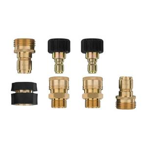 lot 12313 image: 7-Piece Pressure Washer Quick Connect Upgrade Kit