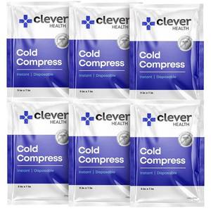 lot 12328 image: Instant Cold Pack  Disposable Ice Packs - Cold Therapy - for Injuries, Swelling, Inflammation, Muscle Strains, Sprains, Perfect for First aid Kit, Outdoor Activities, Athletes. 5x7 Inches, 6 Pack.