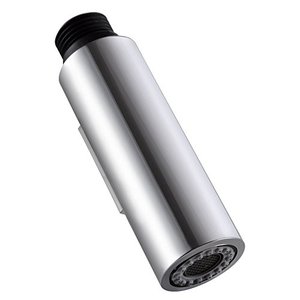 lot 12335 image: 7Trees Universal Replacement Part Bathroom Kitchen Faucet Pull-Out Spray Head Water Nozzle Chrome Polished (Chrome Polished)