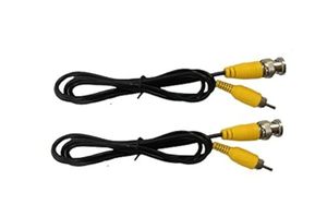 lot 12385 image: 2Packs 1M 3Feet BNC to RCA Connector Cable for Surveillance CCTV Camera System from DVR to TV